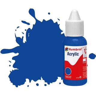 HUMBROL ACRYLIC DROPPER BOTTLE 14ML No 14 French Blue - Gloss