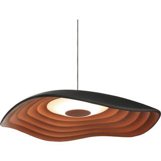 Bover Designer hængelampe Valentina S24, dæmpbar, Sort, Stue/spisestue, Aluminium, Design