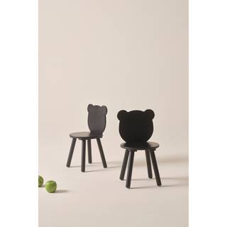 BEARY børnestol 2-pak - Sort