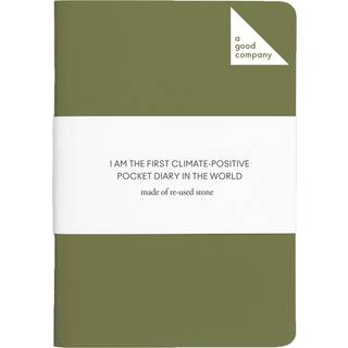A Good Company A Good Notesblok A6 3-pak Grass Green - Kalendere & Notesbøger Sten Græsgrøn - 2018340330000