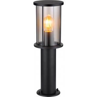 Gracey piedestallampe, højde 45 cm, sort, rustfrit stål, IP54