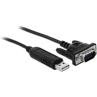 Delock USB 2.0 til seriel RS-232 adapter med kompakt serielt stikhus