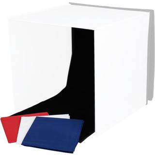 Caruba Background set for mobile photo studio with sep. LED 60x60x60cm