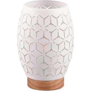 Bordlampe Bidar Hvid  H.21,5 cm
