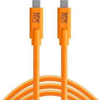 Tether Tools TetherPro USB Data Cable for USB-C to USB-C - Straight Plug orange 4,6m