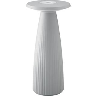 Nuflair LED-bordlampe, grå, IP54, dæmpbar, 24 cm