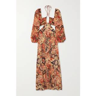Rixo Kamilla printed georgette maxi dress - multicoloured - S