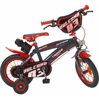 Toimsa: Vulkan, cykel til børn, størrelse 12, rød-sort