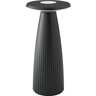 Nuflair LED-bordlampe, sort, IP54, dæmpbar, 24 cm