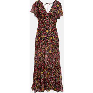 Rixo Delicia floral georgette maxi dress - multicoloured - XS