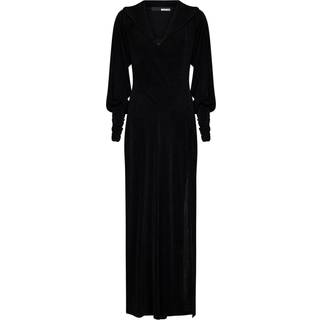 Rotate Hooded maxi dress - black - XS