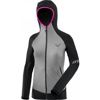 Dynafit Women's Transalper Light Polartec Hoody Fleecejakke Damer størrelse 34 farve grå/sort