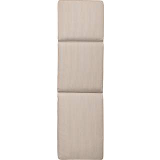Diyti Narrow Stripe Solsengshynde 50x186 Cm - Puder til Solsenge Polyester Beige - 08-BEIC-NS-BEI/WHI