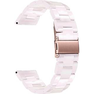 Universal Smartwatch Harpiks Rem med Stål Spænde (20mm) - Lyserød