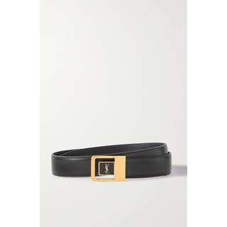 Saint Laurent La 66 leather belt - black - 70CM