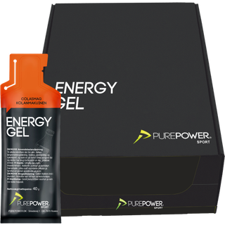 PurePower Energy Gel Cola 12 x 40 g - Energi Gel