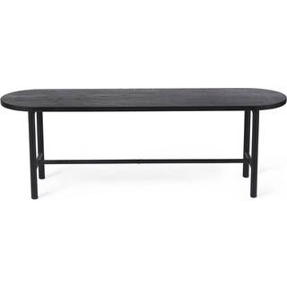 Warm Nordic Be My Guest Bænk 140 Cm Sortolieret - Bænke Eg Black Oiled Oak - 2415001