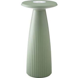 Nuflair LED-bordlampe, grøn, IP54, dæmpbar, 24 cm