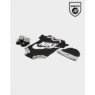 Nike 3 Piece Futura Logo Sæt Småbørn, Sort - 6-12M