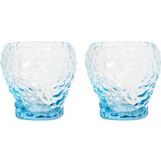 Kosta Boda Moss Drinksglas 33 Cl 2-pak - Drikkeglas Krystalglas Blå - 7092209