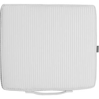 Diyti Narrow Stripe Bådpude 40x45 Cm - Puder til Solsenge Polyester Hvid - 06-WHIC-NS-WHI/WHI