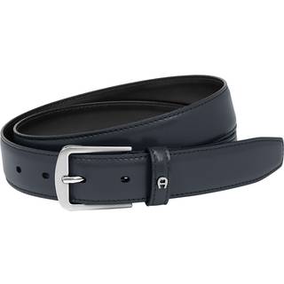 AIGNER Herren Gürtel blau Glattleder