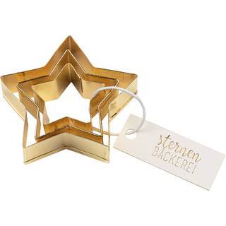 Udstiksforme Star, sæt á 3 stk