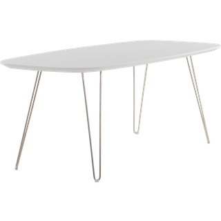 BLEVIO spisebord 90x200 cm - Hvid
