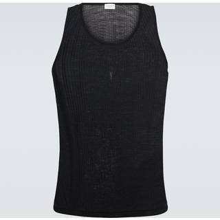 Saint Laurent Wool tank top - black - EU 46