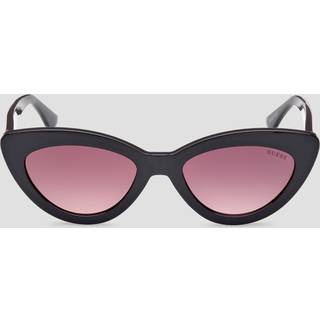 Guess Kvinde GU7905 01T Solbriller Injiceret Sort Rød Cat Eye Normal Skygge