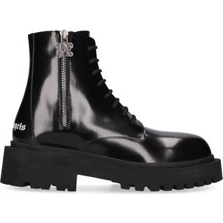 Palm Angels Leather combat boots - black - EU 36
