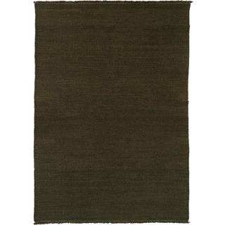 Louise Roe Found 04 Tæppe 240x420 Cm Moss Green - Uldtæpper Uld Mosgrøn - 10210-7-13