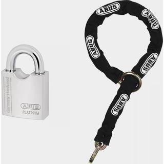 Låsepakke klasse 3 med hængelås ABUS 35/55 Platinum (55 mm x Ø11 mm) &amp; låsekæde klasse 3 ABUS 9KS (150 cm x Ø9 mm)