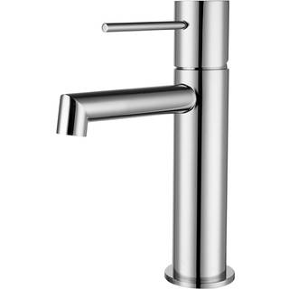 Danbad håndvaskarmatur med push-open bundventil, H20 cm, krom look