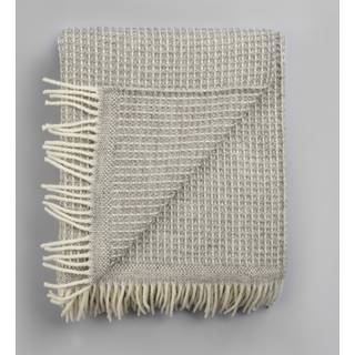 Røros Tweed Uldplaid Vega 150x210 cm, Grey
