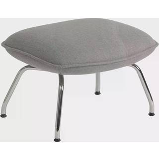Muuto, Doze Ottoman Tube Base - Re-Wool 128 Chrome
