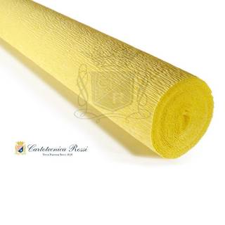 Cartotecnica Rossi crepepapir 574 – mellemgul, 180 g rulle (144 g/m²) a 50×250 cm