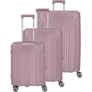 Travelite Elvaa Kuffertsæt (4 hjul) gammelrosa