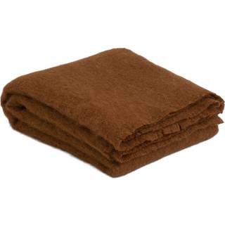 GANT Home Mohair Throw Suede Brown