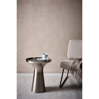 CALABASAS sidebord Ø 40 cm - Krom