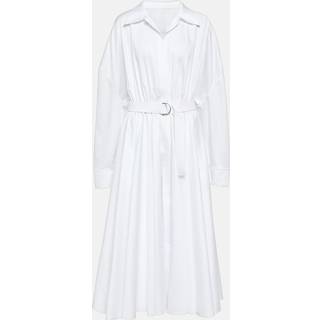 Norma Kamali Cotton shirt dress - white - M
