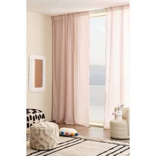 CIA multifunktionsgardin i 2-pak - Rosa