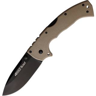 4-Max Scout Black foldekniv, Desert Tan