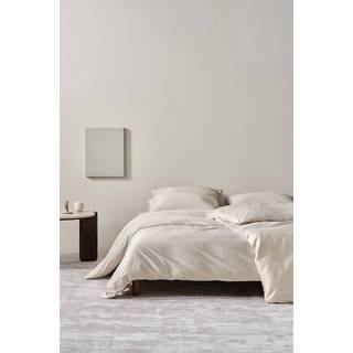 ZACK SATIN sengesæt med satin Enkeltseng økologisk - Beige