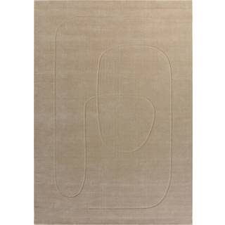 Linie Design Cursive Expanse Gulvtæppe Beige 140x200 cm