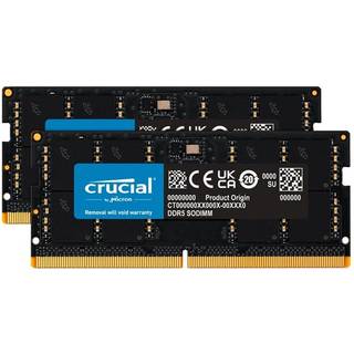 Crucial Classic SODIMM DDR5-5600 - 96GB - CL46 - Dual Channel (2 pcs) - Sort