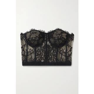 McQueen Lace bustier - black - XL+