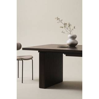 PALANZO spisebord med tillægsplade 105x196+45 cm - Sort