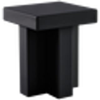 CROZZ sidebord 40x40 cm - Sort