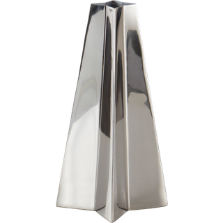 CHANTAL vase - højde 25,5 cm - Sølvfarvet